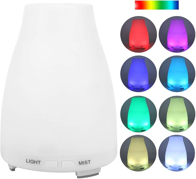 Diffuser, Two Modes Desktop Humidifier supports Automatic Shutdown Function for Office, Yoga Room, Gym or Terrace(U.S. regulations)