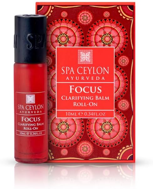 SPA CEYLON Focus Clarifying Balm Roll-On | For All Skin Types | Roll-On Applicator | Cruelty-Free
