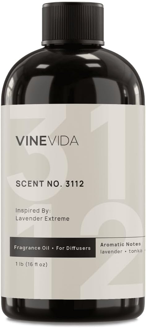 VINEVIDA [16 Oz] Inspired by: Lavender Extreme; Diffuser Oil Refill | Premium Scent Diffuser Oil for Home | Non-Toxic Fragrance