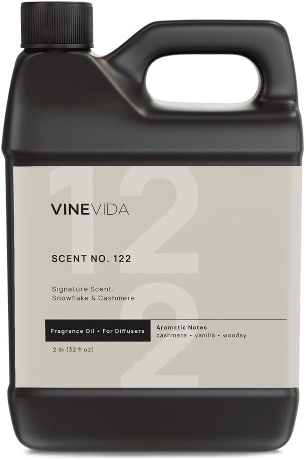 VINEVIDA [32 Oz] Inspired by: Snowflake & Cashmere; Diffuser Oil Refill | Premium Scent Diffuser Oil for Home | Non-Toxic Fragrance