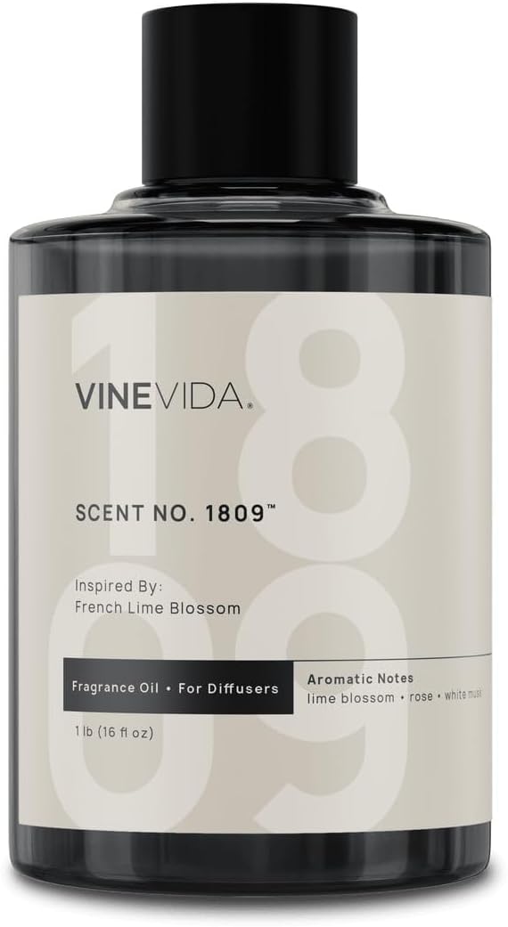 VINEVIDA [16 Oz] Inspired by: French Lime Blossom; Diffuser Oil Refill | Premium Scent Diffuser Oil for Home | Non-Toxic Fragrance