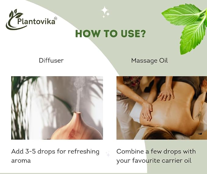 Peppermint Essential Oil | 100% Pure and Natural | Premium Grade Essential Oil for Skin, Diffuser, Massage, DIY Candle and Soap Making (4 Fl Oz, Peppermint)