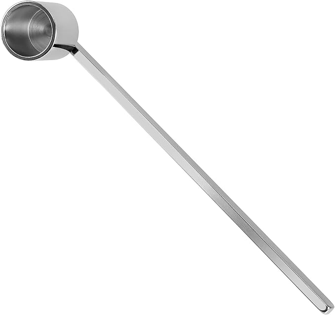 3 PCS 6.3 Inch Candle Snuffer, Silver Stainless Steel Candle Extinguisher with Long Handle and Straight Tube, Candlesnuffers Extinguish Candle Wicks for Tea Light Candles