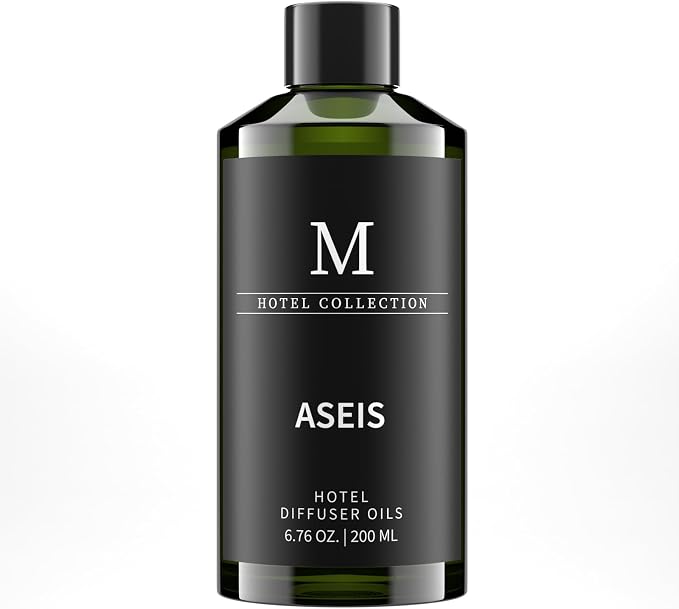 Hotel Collection Diffuser Oil- 6.76 Fl Oz/200ML-ASEIS,Luxury Essential Oils for Diffuser Refill & Machines,Bigger Bottle, Bolder Aroma, Longer Lasting
