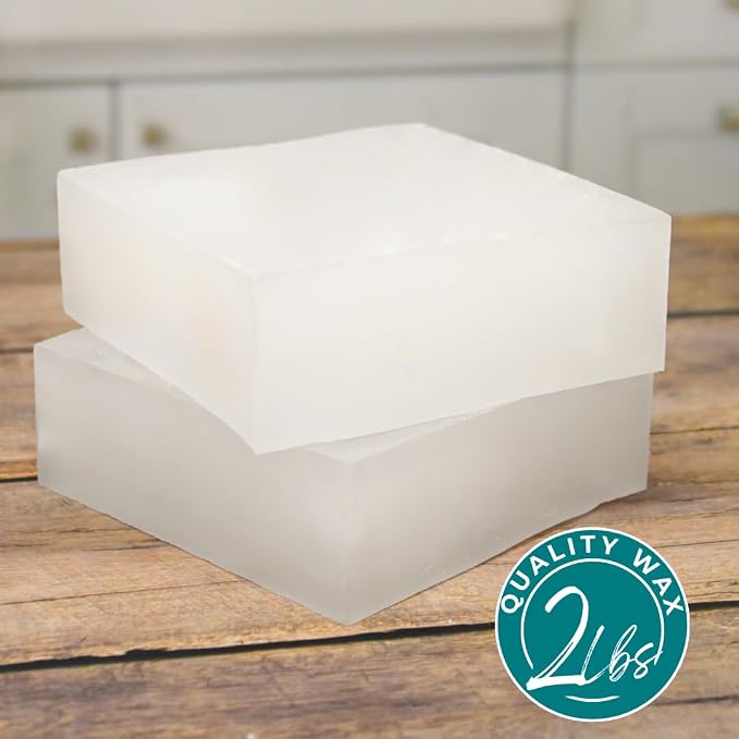 Direct Candle Supply 2lb Paraffin Wax, Parafin Wax, Paraffin Wax Candle Making Kit, Paraffin Wax Blocks, Making, Canning, Waterproofing, Metal Preservation, and a Variety of Other Applications