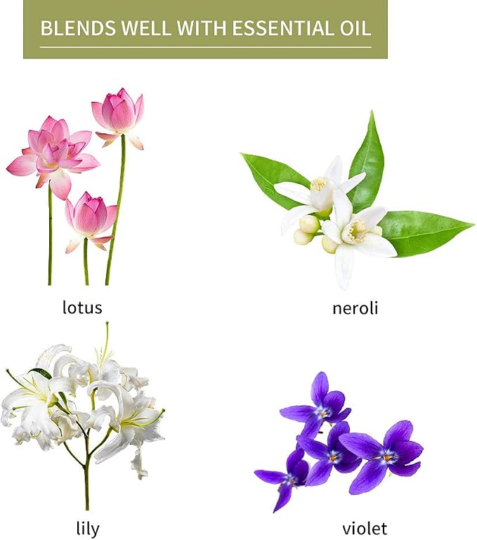 Sedbuwza Honeysuckle Essential Oil, Pure Organic Honeysuckle Fragrance Oil for Diffuser, Humidifier, Soap, Candle, Perfume