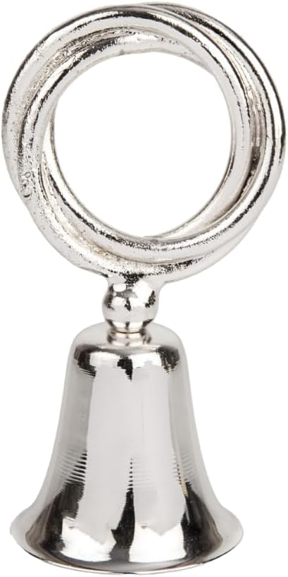 Loop Candle Snuffer – Handcrafted Metal Wick Extinguisher, Modern Home Décor Accessory (Silver)