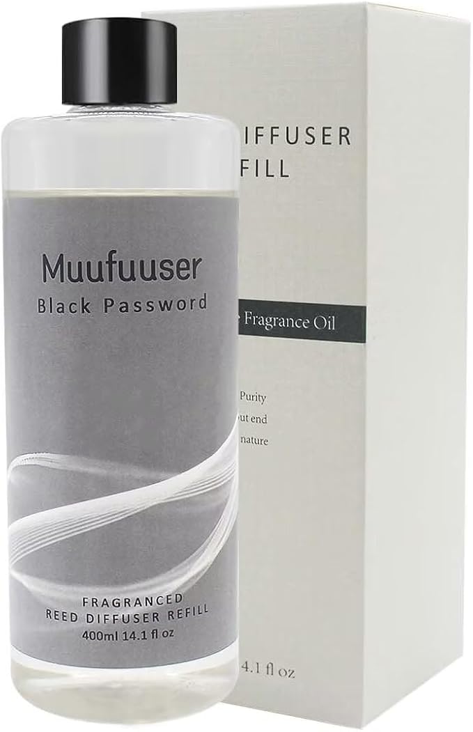 Reed Diffuser Refill 400ml, Scented Oil Refill for Home Fragrance, Long-Lasting Aromatherapy Oils for Reed Diffuser Sticks, Clean Formula with Premium Fragrance Oils, 13.5 Fl Oz (24 Scents