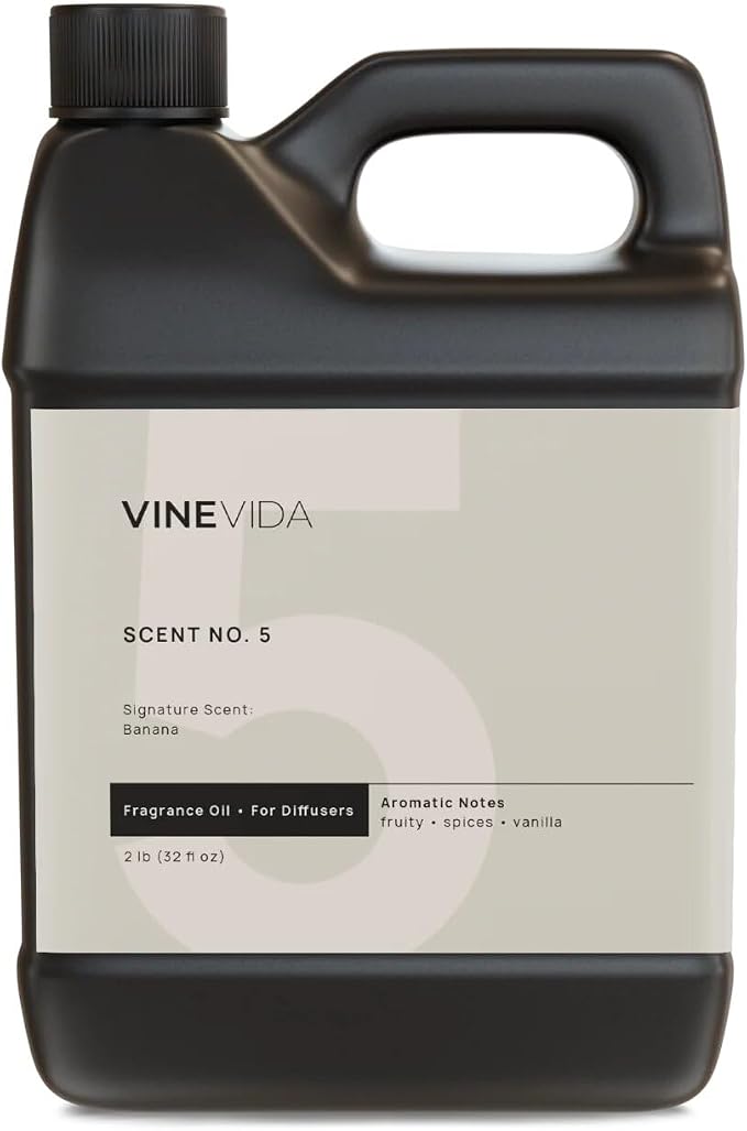 VINEVIDA [32 Fl Oz] Banana Fragrance Oil for Cold Air Diffusers, Essential Oils for Diffuser Oil Refill & Air Freshener Room Spray