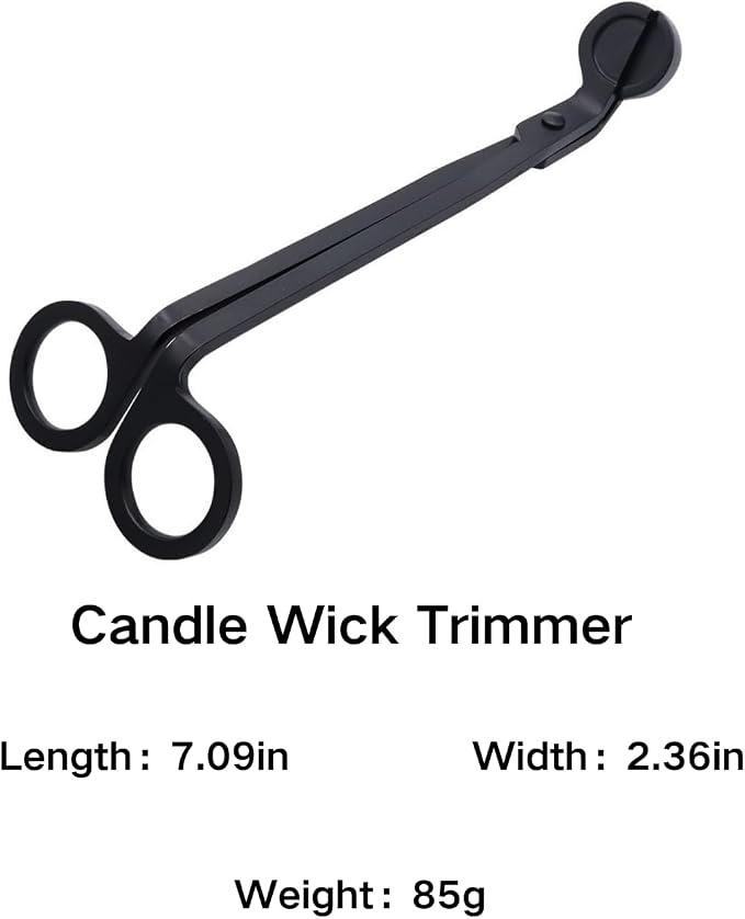 4-in-1 Candle Accessory Set – Candle Wick Trimmer, Candle Snuffer, Wick Dipper & Candle Tray