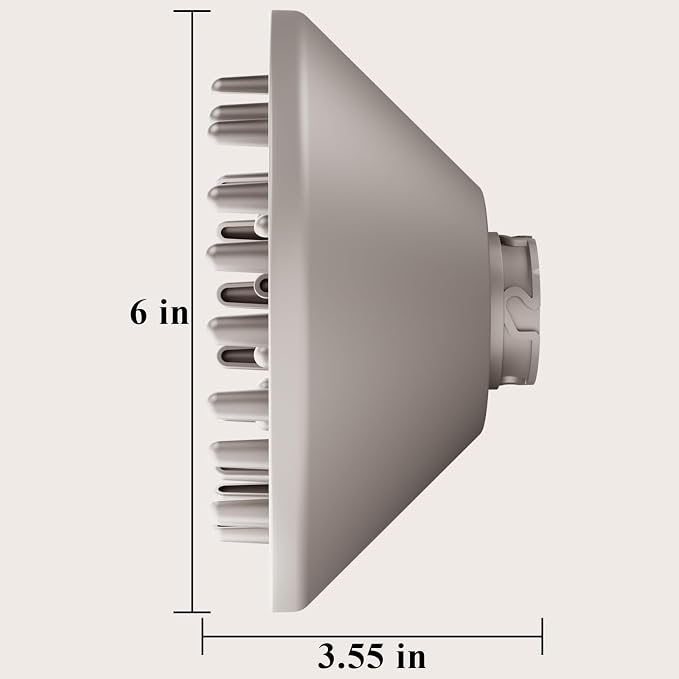 Large Diffuser Attachment Compatible with Shark FlexStyle, Upgraded Bigger Diffuser Nozzle for Dryer Faster and Define Wavy, Curly, Coily Hair