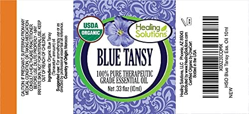 Pure Gold Essential Oils - Tansy (Blue) Essential Oil - 0.33 Fluid Ounces