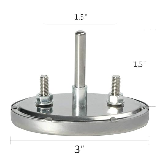 GasSaf Lid Thermometer Temperature Gauge Replacement for Nexgrill, Grill master 720-0697, Charmglow 720-0234, Aussie, Brinkman, Members Mark and Other Gas Grill, Oval Stainless Steel Heat Indicator
