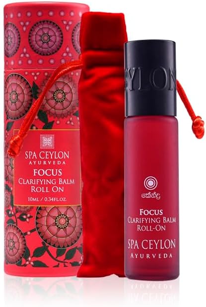 SPA CEYLON Focus Clarifying Balm Roll-On | For All Skin Types | Roll-On Applicator | Cruelty-Free