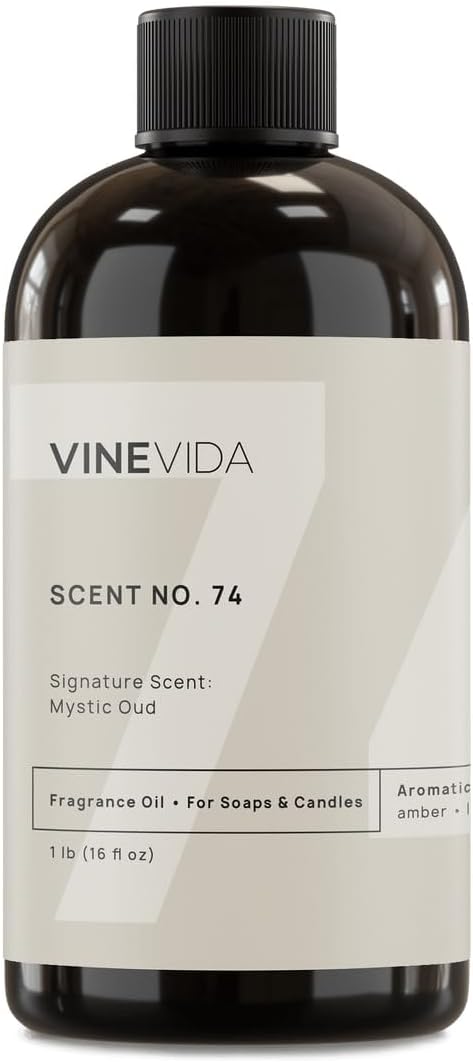 VINEVIDA [16oz] Scent No.74 Fragrance Oil for Candle Making and Soap Making - Premium Candle Scents for Soy Candles