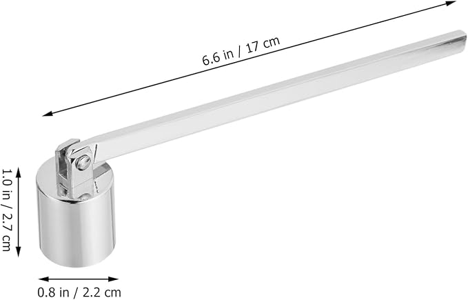 IMIKEYA 1pc Stainless Steel Candle Snuffer Elegant Tool for Safely Extinguishing Candles Accessory and Convenient Design for