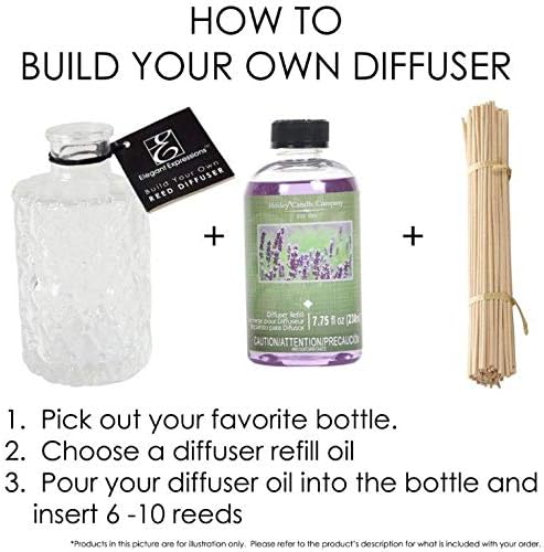 Hosley Aromatherapy Premium Garden Rain Set of 2 Reed Diffuser Refills Oil 230 Milliliter Ideal Gift for Wedding Spa Reiki Meditation Pet Dog Bathroom Odor Eliminator O4