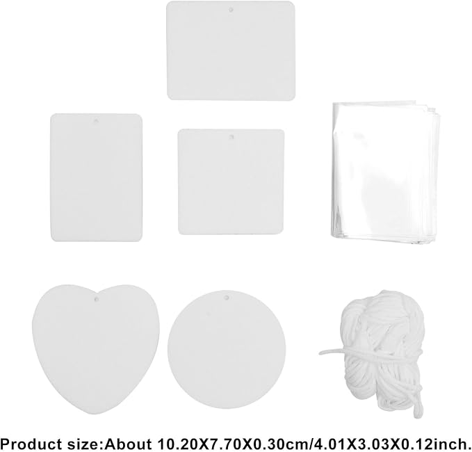 Car Diffuser Pads 61pcs Felt Aromatherapy Replacement Pads Small and Portable Pleasant and Charming Fragrance for DIY Car Air Fresheners