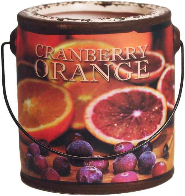 A CHEERFUL GIVER 95hr 20oz Scented Candle - Cranberry Orange - Multi-Wick Glass Candle - Gifts For Men and Women