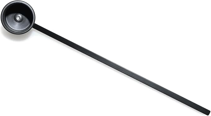 Stainless Steel Cylindrical Candle Snuffer Aromatherapy Extinguishing Tool with Long Handle 16cm for Altars Fireplaces Wedding Churches Candle Extinguishing Cover Black