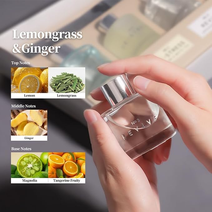 3 Pack Fragrance Diffuser, 50ML Lavender Geranium Jasmine White Tea Lemongrass Ginger Aromatherapy Diffuser Set with 12 Black Fiber Sticks,Air Freshener for Bedroom Bathroom Office