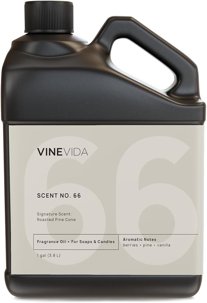 VINEVIDA [128oz] Roasted Pine Cone Fragrance Oil for Candle Making and Soap Making - Premium Candle Scents for Soy Candles