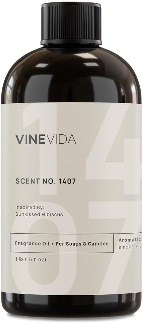 VINEVIDA [16oz] Scent No.1407 Fragrance Oil for Candle Making and Soap Making - Premium Candle Scents for Soy Candles