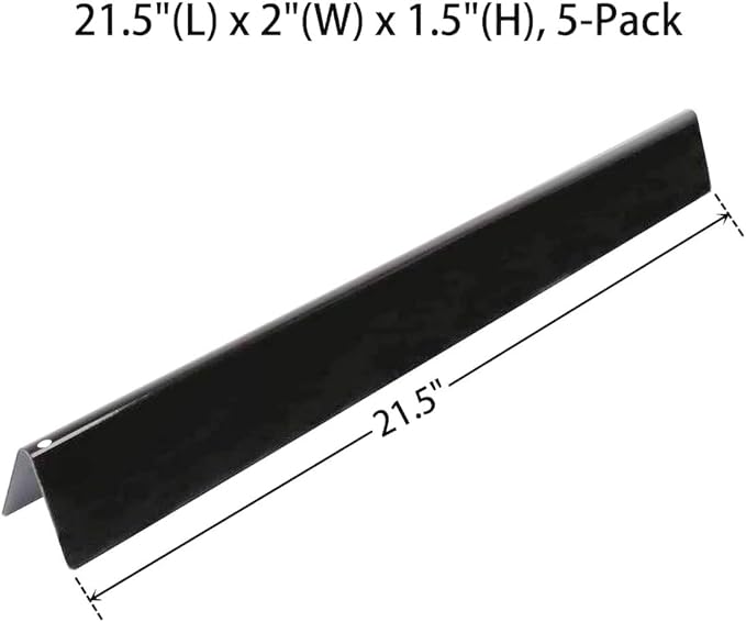 Hongso 21.5" Flavorizer Bars for Weber Genesis Silver A, Spirit 200 Series E200 S200 E210 S210, Spirit 500 Gas Grills with Side Mounted Control Panel, Replacement Parts for 7534 7535 65902 8127, 5-PC