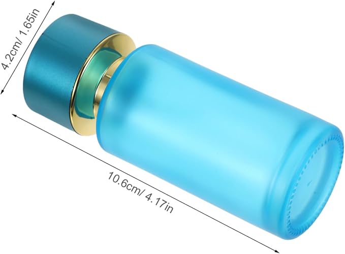 Outanaya Travel Refillable Perfume Bottle Glass Spray Atomizer with Cap for Cosmetics Travel Friendly Perfume Container Compact Durable Design for Effortless Fragrance