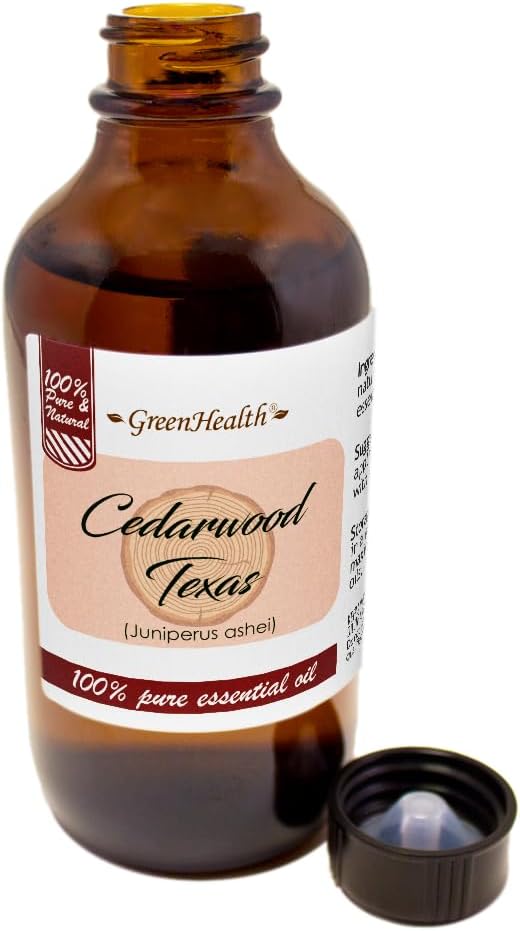 Cedarwood (Texas) Essential Oil - 4 fl oz - 100% Pure Essential Oil - GreenHealth