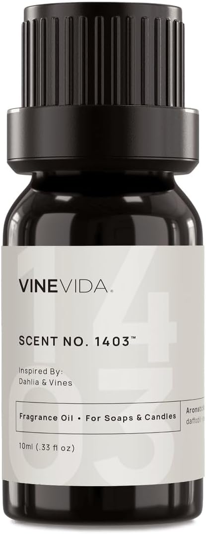 VINEVIDA [0.33oz] Scent No.1403 Fragrance Oil for Candle Making and Soap Making - Premium Candle Scents for Soy Candles