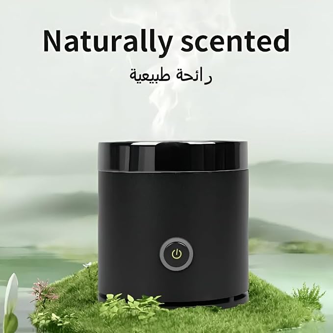 Bakhoor BoSidin Portable Electric Incense Burner – Rechargeable USB Arabic Aroma Diffuser for Home, Office & Car | Portable Bakhoor Burner for Ramadan & Everyday Fragrance