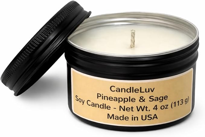 Pineapple & Sage 4oz Soy Candle