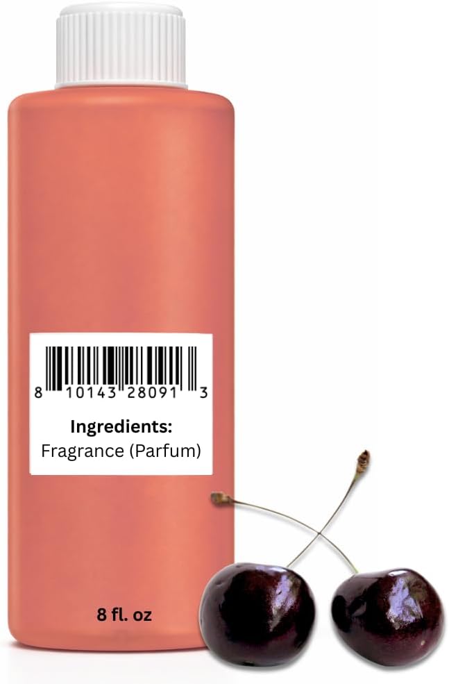 Aroma Depot 8 fl oz Black Cherry Fragrance Oil – Scent for Candle Making, Soap Making, Wax Melts, Diffusers, Body Oil Blends & Incense (240ml)
