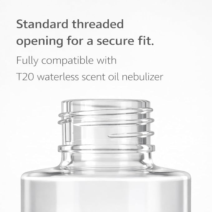 Replacement Essential Oil Bottle for Aromatherapy Diffuser – Durable Refillable Container, Easy to Install & Clean, Compatible Accessory for T20