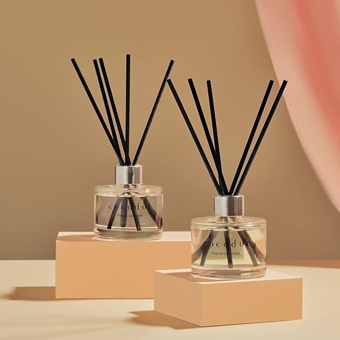 COCODOR Signature Reed Diffuser Set/Refreshing Air / 6.7oz /2 Pack/Home Fragrance Diffuser, Oil Scent Diffuser for Bathroom Shelf Decor