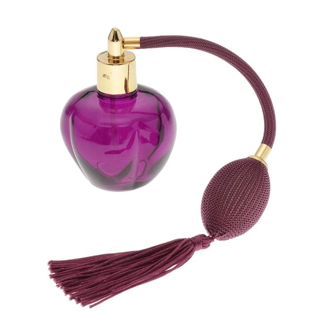Long Bulb Perfume Bottle 100ml for Refill, 10.5x6.5cm