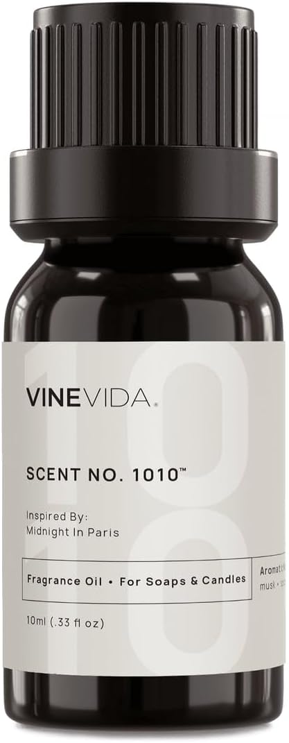 VINEVIDA [0.33oz] Scent No.1010 Inspired by Hotel Costes Fragrance Oil for Candle & Soap Making - Natural Candle Scents Made in USA