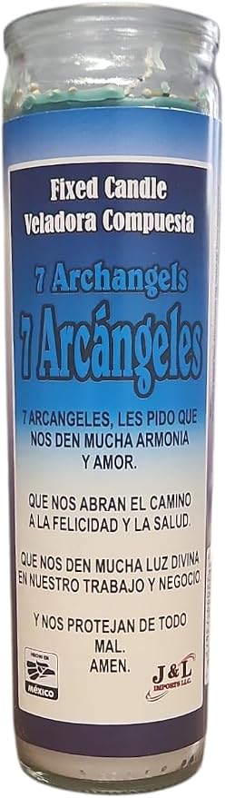 The 7 Arcangeles Fixed Candle