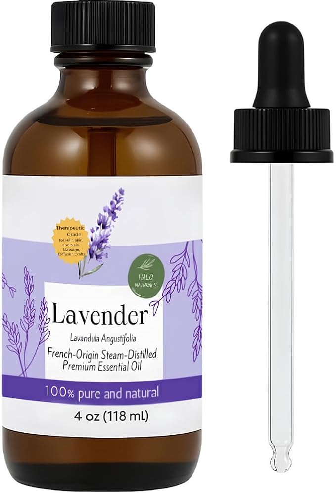 Steam Distilled Lavender Essential Oil - Premium Hair Growth Oil for Scalp Stimulation & Refreshing Aroma - Essential Oil Supports Healthy Hair, Skin & Mental Clarity - 4oz