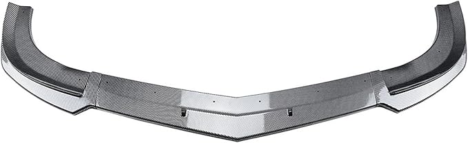 Front Bumper Lip Splitter For Mercedes Benz C Class W204 S204 C63 AMG 2011-2014 Car Diffuser Spoiler Blade Body Kit Guard(Carbon Look)