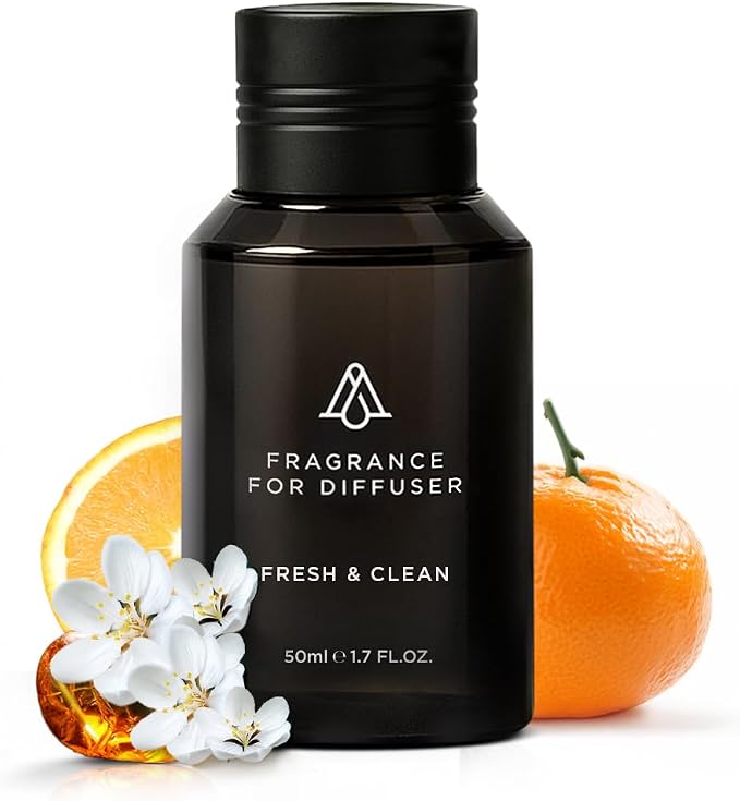 AromaPlan Hotel Scents Fresh & Clean, 1.7 Fl Oz (50 ml)- Home Luxury Aroma & Hotel Fragrance Essential Oil- Hotel Essential Oil for Aromatherapy- USA Made, Bolder Aroma & Longer Lasting