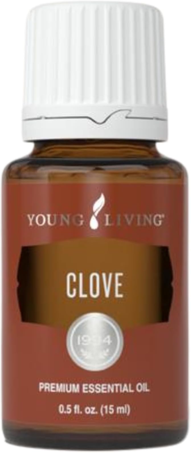 Young Living Clove Essential Oil - 15ml Bottle for Aromatic and Topical Use - Aromatherapy - Warm, Stimulating Aroma that Provides Cleansing Properties - Contains Antioxidants