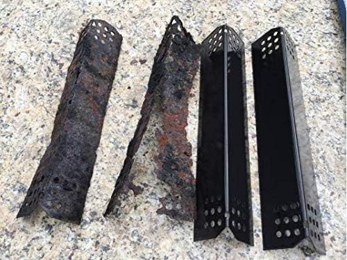 Hongso 14 9/16" Grill Heat Plates for nexgrill Replacement Parts 4 Burner 720-0830H 720-0830X 720-0925P, Grillmaster 720-0697 and Other Models
