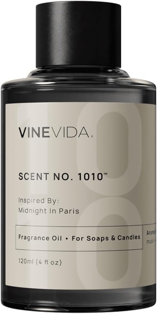 VINEVIDA [4oz] Scent No.1010 Fragrance Oil for Candle Making and Soap Making - Premium Candle Scents for Soy Candles