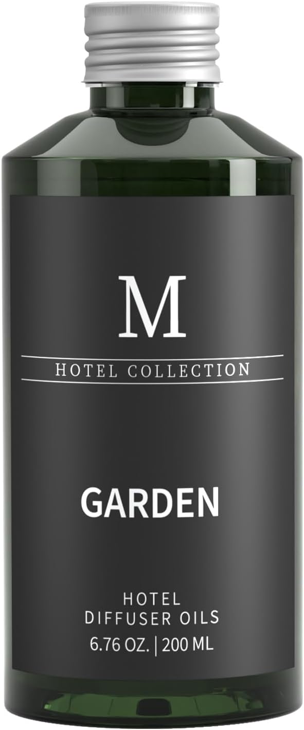 Hotel Scents Garden 6.76 Fl Oz (200 ml), Home Luxury Aroma,Hotel Fragrance Diffuser Oil,Hotel Diffuser Oil for Aromatherapy, Bigger Bottle, Bolder Aroma, Longer Lasting
