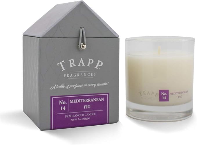 Trapp Signature Home Collection No. 14 Mediterranean Fig Poured Scented Candle, 7-Ounce