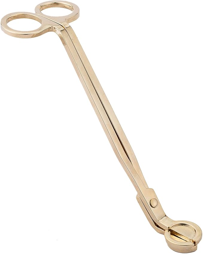 Candle Wick Trimmer, Candle Snuffer Long Handle, Polished Stainless Steel Wick Clipper Cutter, Scissors, Candle Accessory Set