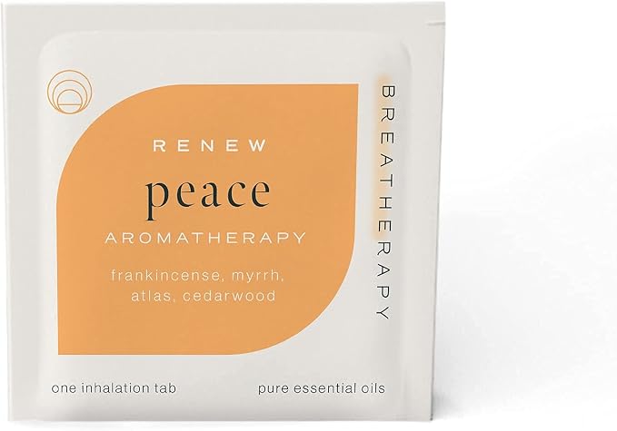 Self-Care Kit - Pure Essential Oil Aromatherapy Inhalation Tabs, 8-Pack (2 Each: Digestion, Peace, Fortify, Harmony)