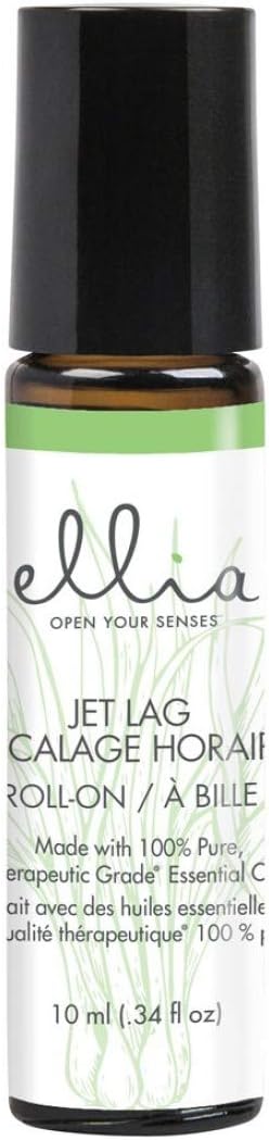 Ellia Essential Oil Roll-On | Jet Lag Blend| 10ml, 100% Pure, Therapeutic Grade